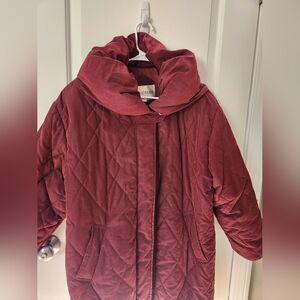 PRINCIPLES PUFFER JACKET MEDIUM WINE